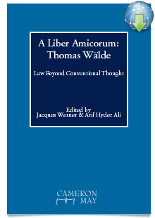 Cover A Liber Amicorum: Thomas Waelde - Law Beyond Conventional