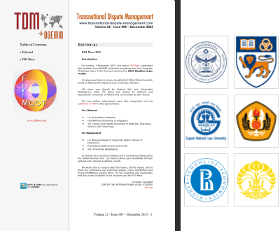 TDM 5 (2025) - FDI Moot 2025